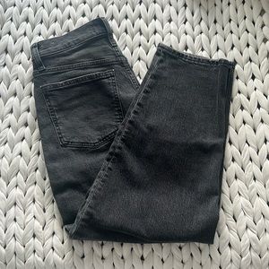 Madewell balloon Jean washed black/grey